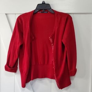 Maurices Womens red cardiagn